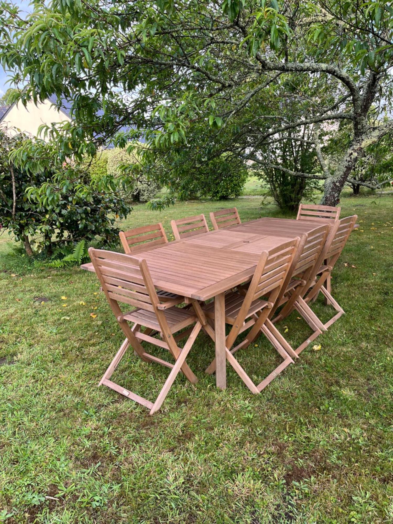 Maison Bretonne 7 Personnes Mellac Bagian luar foto